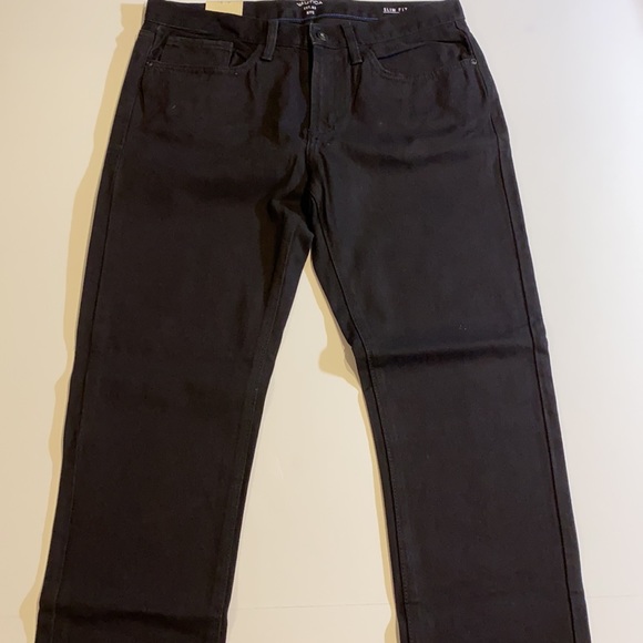Nautica SZ 32 x 30 Black Slim Fit Denim Jeans New D34 - Picture 10 of 13